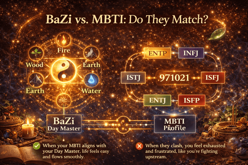 Why Your MBTI Never Feels 100% Accurate — Your BaZi Day Master Holds the Real Answer WiAuGem
