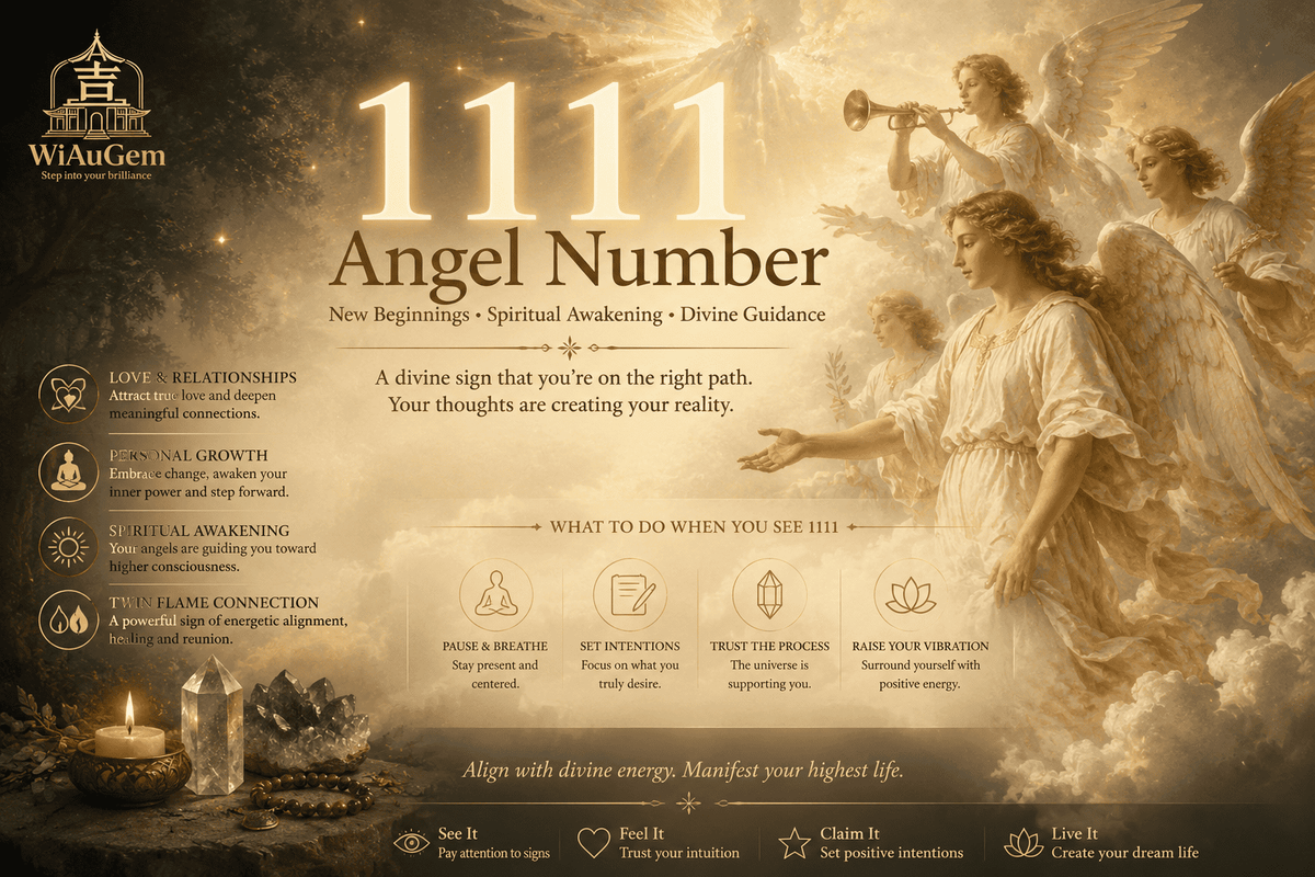 1111 Angel Number Meaning for Love and Growth