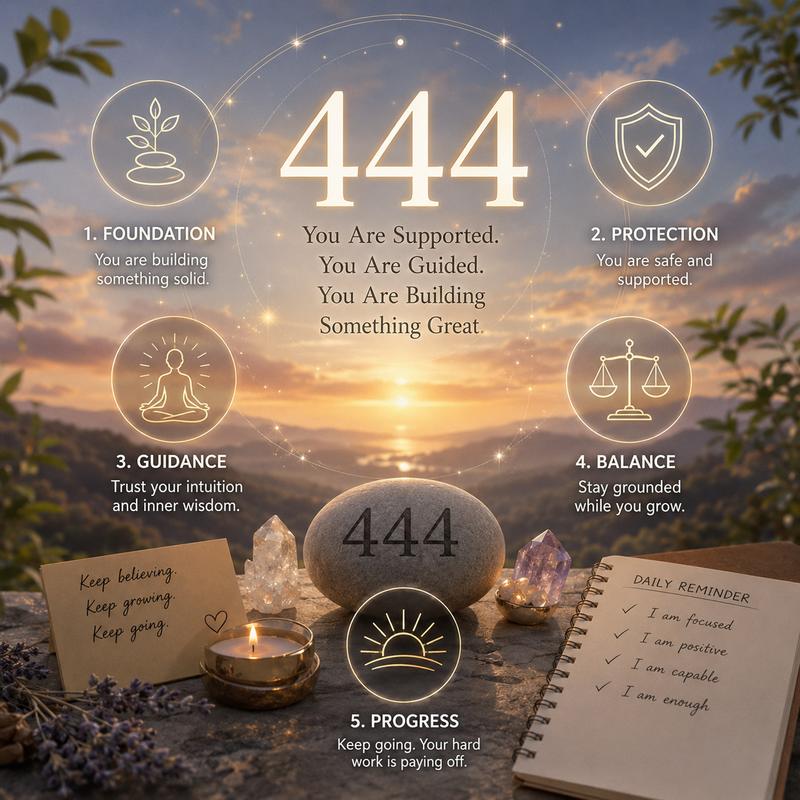 The Spiritual Meaning of 444: Why This Number Keeps Appearing in Your Life WiAuGem