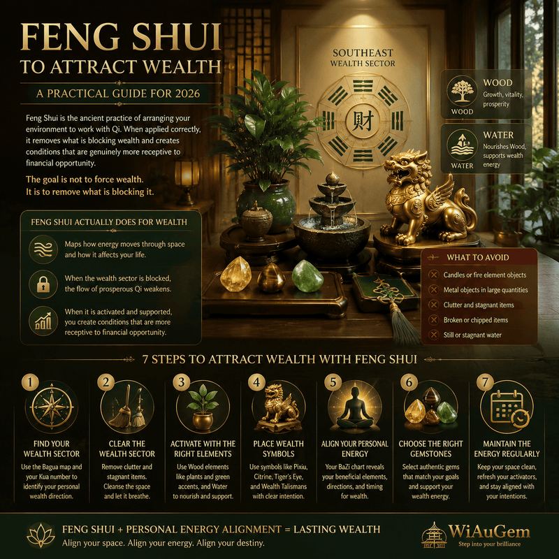 How to Use Feng Shui to Attract Wealth in Your Home: A 2026 Step-by-Step Guide WiAuGem