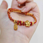 Lucky Red String Bracelet | Adjustable Handmade Cord Jewelry