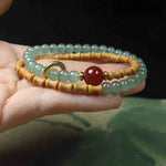 Sandalwood Worry Beads Bracelet | Handmade Aromatic Meditation Beads