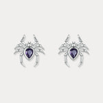 Gothic Spider Stud Earrings