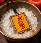 Taoist Protection Amulet Pendant Necklace | Traditional Lucky Talisman Charm