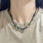 Lion Dance Butterfly Necklace | Retro New Chinese Jewelry
