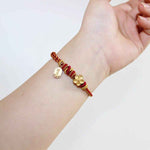 Lucky Red String Bracelet | Adjustable Handmade Cord Jewelry