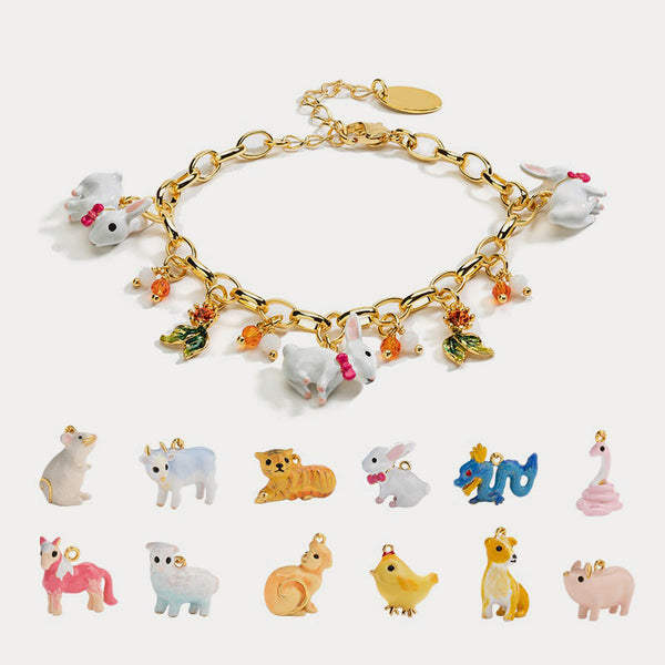 DIY Chinese Zodiac Talisman Set | Cloisonné Enamel