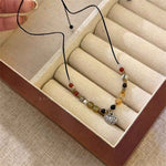 Lion Dance Butterfly Necklace | Retro New Chinese Jewelry