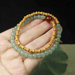 Sandalwood Worry Beads Bracelet | Handmade Aromatic Meditation Beads