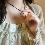 Lion Dance Butterfly Necklace | Retro New Chinese Jewelry