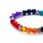 Seven Chakra Bracelet | Natural Gemstone Meditation & Balance Jewelry