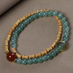 Sandalwood Worry Beads Bracelet | Handmade Aromatic Meditation Beads