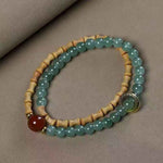 Sandalwood Worry Beads Bracelet | Handmade Aromatic Meditation Beads