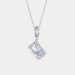 Silver Tarot Card Necklace | Protection, Manifestation & Spiritual Guidance | Wiaugem