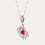 Silver Tarot Card Necklace | Protection, Manifestation & Spiritual Guidance | Wiaugem