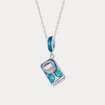 Silver Tarot Card Necklace | Protection, Manifestation & Spiritual Guidance | Wiaugem