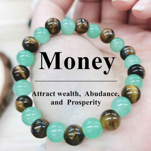 Natural Crystal Bracelet | Handmade Gemstone Abundance Jewelry