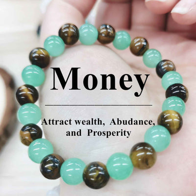 Natural Crystal Bracelet | Handmade Gemstone Abundance Jewelry