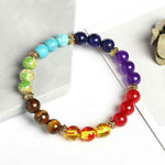 Seven Chakra Bracelet | Natural Gemstone Meditation & Balance Jewelry