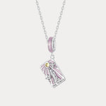 Silver Tarot Card Necklace | Protection, Manifestation & Spiritual Guidance | Wiaugem