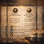 Lost Item Location Clues | 24-Hour Taoist Recovery Guide