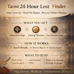 Lost Item Location Clues | 24-Hour Taoist Recovery Guide