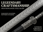 Dragon Soul Han Sword | Chinese Unsharpened Steel Collectible Display Sword