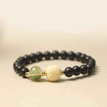 Herbal Incense Bead Bracelet | Handmade Natural Aromatic Jewelry