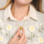 Wiaugem Pumpkin Necklace | Halloween Jewelry for Luck, Protection &amp; Abundance