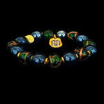 Gold Obsidian Protection Bracelet | Energy Shielding & Wealth