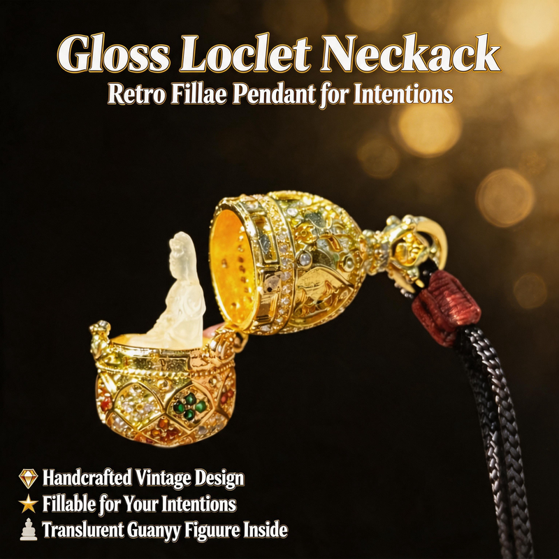 Glass Locket Necklace | Fillable Memory Vial Pendant Jewelry