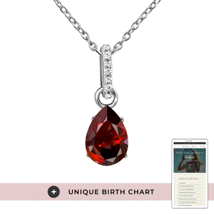 Divine Purpose Birth Chart & Birthstone Necklace Set