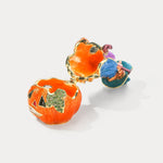 Wiaugem Pumpkin Witch Trinket Box | Halloween Keepsake Jewelry Box for Luck &amp; Protection