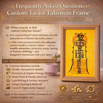 Personalized Taoist Talisman Frame | Five-Element Protection Decor