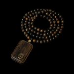 Ciondolo amuleto in legno di agar naturale "Wu Shi" (collana e ciondolo per auto)