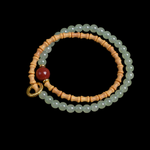 Sandalwood Worry Beads Bracelet | Handmade Aromatic Meditation Beads