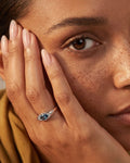 Evil Eye Blue Topaz Ring – Protection & New Beginnings