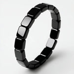wiaugem® Hematite Beaded Bracelet | Natural Stone Handmade Jewelry for Men & Women