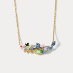 Wiaugem Temple-Blessed Chinese Zodiac Dragon Necklace | Lotus Pendant for Luck, Strength & Protection