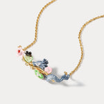 Wiaugem Temple-Blessed Chinese Zodiac Dragon Necklace | Lotus Pendant for Luck, Strength & Protection