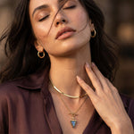 Labradorite Heroine & Herringbone Necklaces