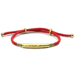 Tibetan Red String Bracelet | Blessed Mantra Lucky Charm Protection Jewelry