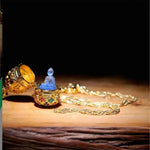 Glass Locket Necklace | Fillable Memory Vial Pendant Jewelry