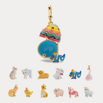 Wiaugem Temple-Blessed Chinese Zodiac Locket Necklace | 12 Zodiac Energies for Luck, Love &amp; Protection