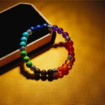 Seven Chakra Bracelet | Natural Gemstone Meditation & Balance Jewelry
