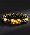 Chakra Lava Stone Bracelet | Natural Volcanic Stone & Tiger Eye Beaded Jewelry