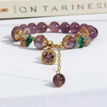 Bracciale Ametista Serenity — Mente Calma • Intuizione Chiara • 50% donato a tuo nome