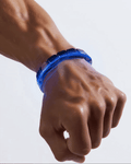 wiaugem® Hematite Beaded Bracelet | Natural Stone Handmade Jewelry for Men & Women