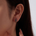 Wiaugem Halloween Earrings | Black Rose &amp; Gothic Earrings for Love, Mystery &amp; Transformation