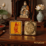 Taoist Protection Amulet Pendant Necklace | Traditional Lucky Talisman Charm